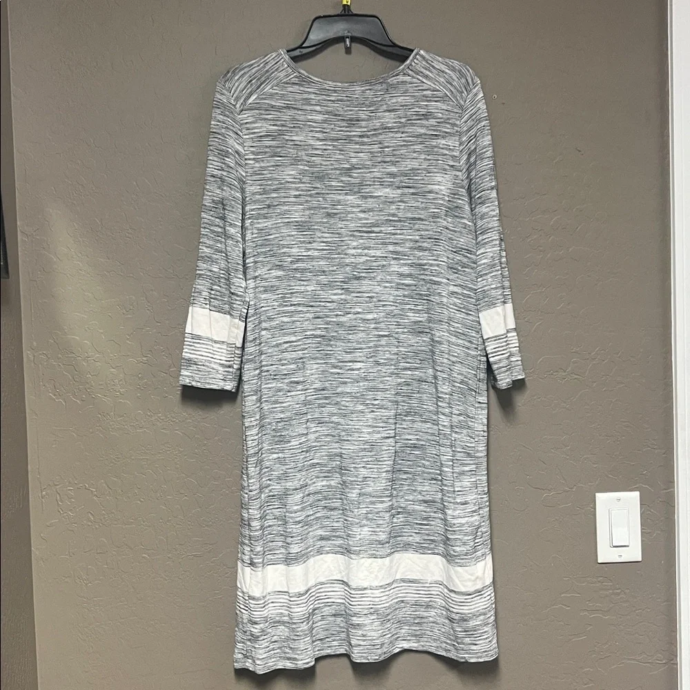 Hilary Radley Gray and White Dress - Picture 4 of 7